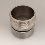Male Swaged Adapter 3" Stainless Steel NPT - MSA-0300